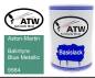 Preview: Aston-Martin, Balintyre Blue Metallic, 9564: 500ml Lackdose, von ATW Autoteile West.